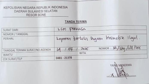 Buka-bukaan LSM Perkasa Dugaan Oknum Lindungi Kosmetik Haram