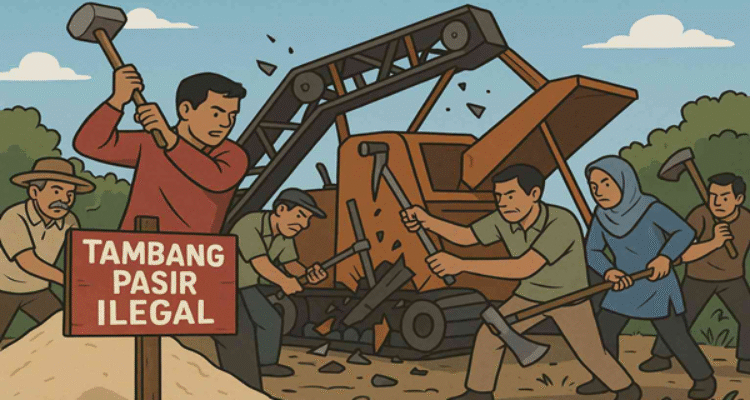 Warga Teriak, Tambang 'Ilegal' Sawakong Masih Bebas Beroperasi!