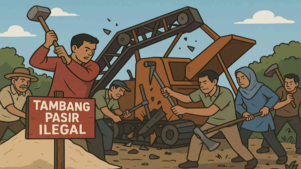 Warga Teriak, Tambang 'Ilegal' Sawakong Masih Bebas Beroperasi!