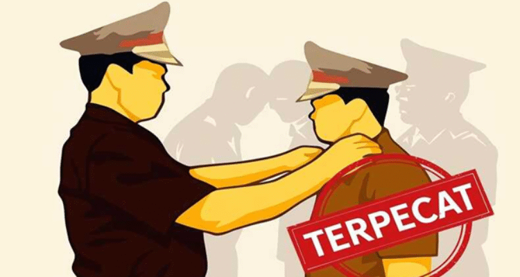 Bripka Erwing Tak Pernah Lagi Tampak Bertugas, Kini Diberhentikan