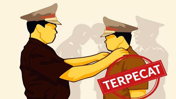 Bripka Erwing Tak Pernah Lagi Tampak Bertugas, Kini Diberhentikan