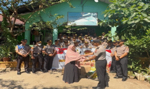 Siswa SIP Polda Sulsel Bangun Kepedulian, Gelar Bakti Sosial di Makassar