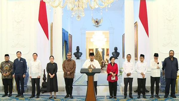 Pertemuan Istana, Prabowo Desak Elit Politik Dengarkan Suara Rakyat