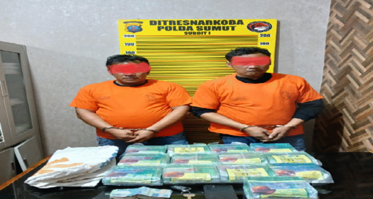 Sabu Jaringan Internasional Masuk Sumut, Polisi Tangkap Dua Nelayan