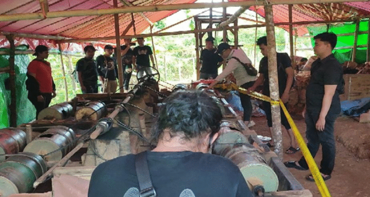 ambang Emas Ilegal di Gowa Disikat Polisi, Alat dan Tenda Ditelantarkan