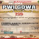 Pererat Silaturahmi, PWI Gowa Gelar Acara Budaya dan Kompetisi Jurnalistik