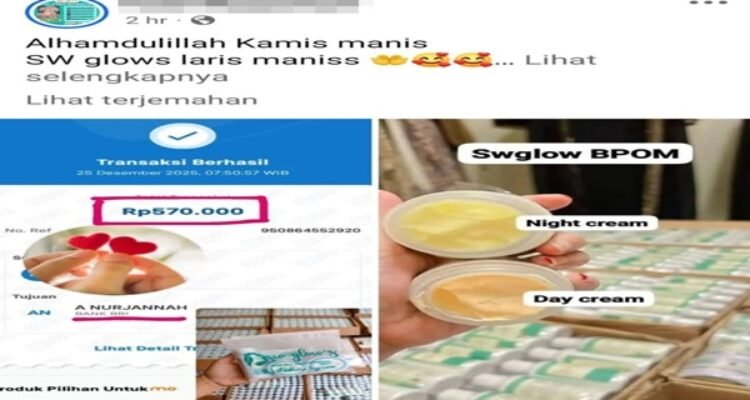 Tak Jera, SW Glow’s Diduga Abaikan Larangan BPOM dan Terus Jual Produk Beracun