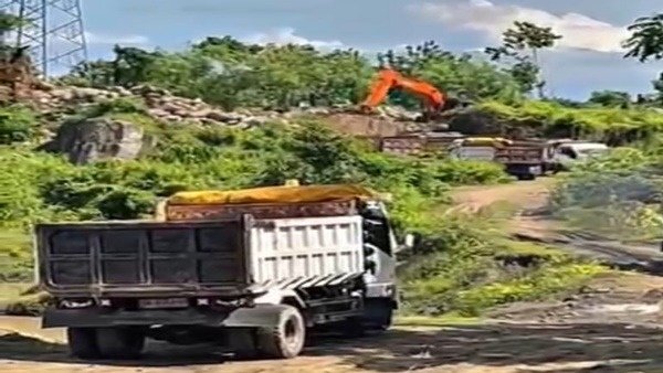 Izin Tak Pernah Muncul, Tambang Galian C Desa Tuju Seolah Dilindungi