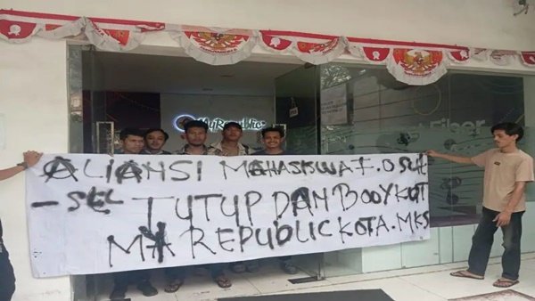 Mahasiswa Geruduk Kantor MyRepublic, Tuntut Transparansi dan Penindakan
