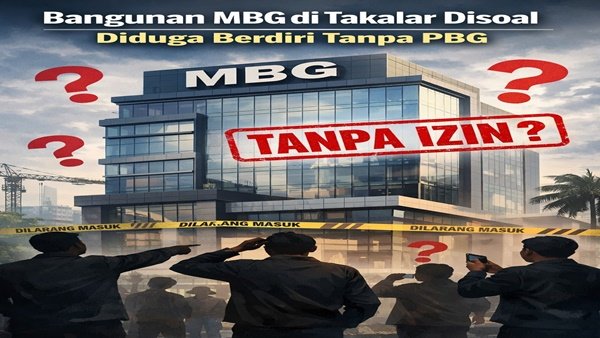 Sorotan Tajam ke Bangunan MBG, Pemda Takalar Diduga Tutup Mata