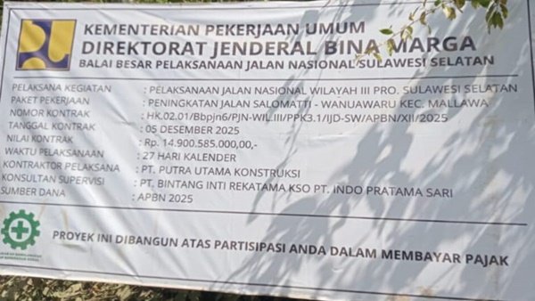 Proyek Jalan Mallawa Maros di Ujung Tanduk, Dugaan Pelanggaran K3 dan BBM Subsidi