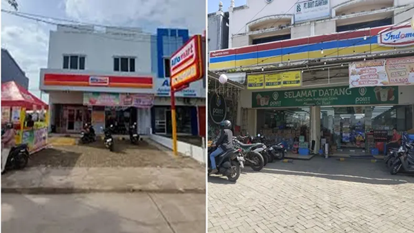 Foto Kolase – Alfamart dan Indomaret di Gowa Alfamart–Indomaret Kian Ekspansif, Bupati Gowa Diminta Tinjau Ulang Izin