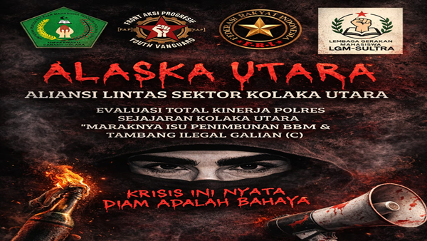 Aliansi Lintas Sektor Kolaka Utara (Alaska Utara) Solar Ditimbun, Tambang Jalan! Kolaka Utara Diduga Jadi Lahan Praktik Ilegal