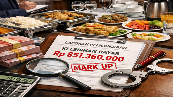 Ilustrasi Anggaran Makan Minum Anggaran Jamuan ‘Jebol’? Dugaan Kelebihan Bayar Capai Rp851 Juta
