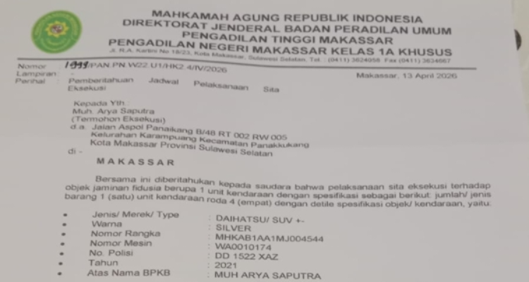 Diduga Abaikan SOP, Adira Diseret Debitur ke Pengadilan Soal Sita Mobil