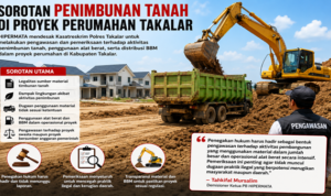 Polisi Jangan Tidur, Aktivitas Timbunan Tanah di Takalar Kian Ramai