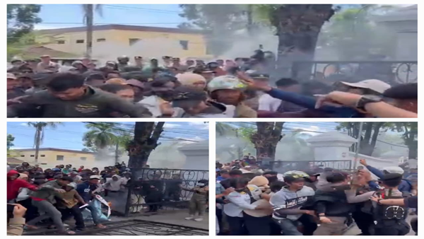 Rusuh Demo Laikang, Pelaku Perusakan Aset Pemda Dilaporkan ke Polisi