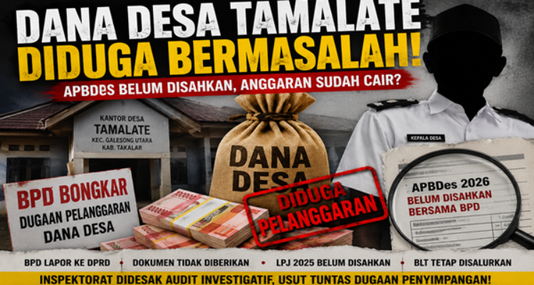 LSM Pemantik Seret Dugaan Pelanggaran Dana Desa Tamalate ke DPRD Takalar