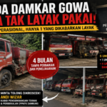 Diduga Lalai Pemeliharaan, Armada Damkar Gowa Terancam Lumpuh Saat Darurat