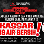 Makassar Darurat Air Bersih, Tuntutan Pertanggungjawaban Goyang Kursi Wali Kota