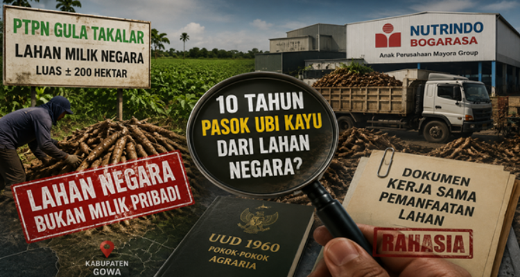 10 Tahun Sedot Hasil Lahan Negara, Pasokan Ubi Kayu ke Anak Usaha Mayora Akhirnya Disorot