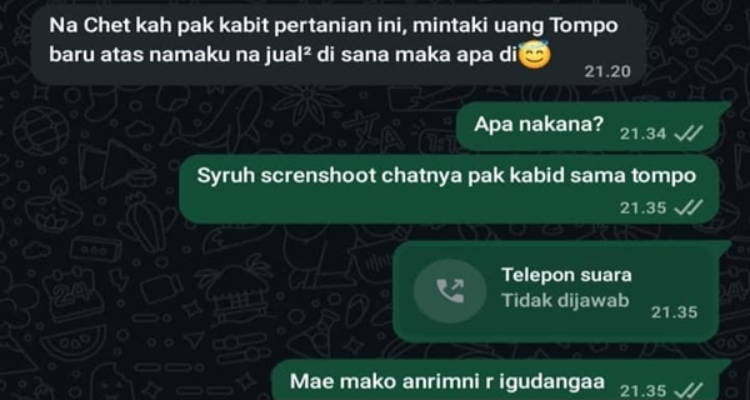 Tak Lagi Bisa Bungkam! Kabid PSP Didesak Buka Suara soal Percakapan WhatsApp yang Beredar