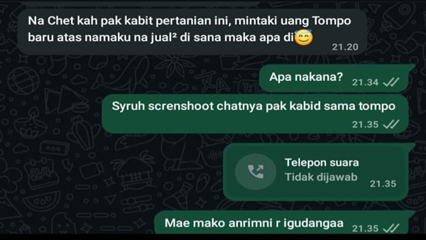 Tak Lagi Bisa Bungkam! Kabid PSP Didesak Buka Suara soal Percakapan WhatsApp yang Beredar