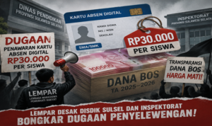 Heboh Dugaan Kartu Absen Digital Rp30 Ribu per Siswa, LEMPAR Desak Inspektorat Turun Tangan