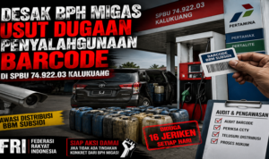 BBM Subsidi Diduga Mengalir ke Industri, FRI Minta Polisi Periksa SPBU Kalukuang
