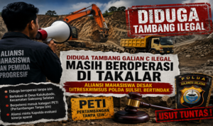 Ilustrasi Visual dibuat dengan AI Diduga Ada Aktivitas Galian C Tanpa Izin, Ditreskrimsus Polda Sulsel Didesak Bergerak Cepat