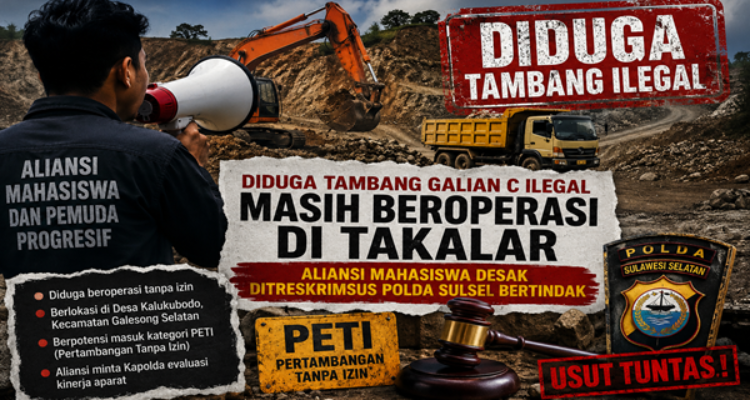 Diduga Ada Aktivitas Galian C Tanpa Izin, Ditreskrimsus Polda Sulsel Didesak Bergerak Cepat