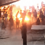 Aksi Geng Motor Picu Bentrok dengan Warga, Motor Trail Hangus Dibakar