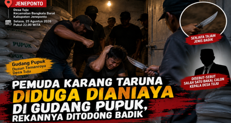 Kasus Dugaan Penganiayaan Gegerkan Bangkala Barat, Ada Ancaman Badik