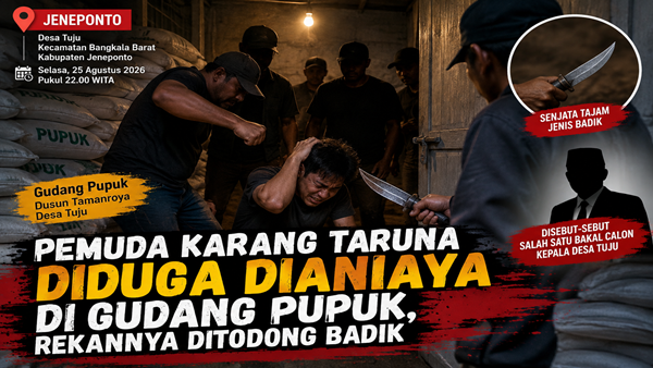 Kasus Dugaan Penganiayaan Gegerkan Bangkala Barat, Ada Ancaman Badik