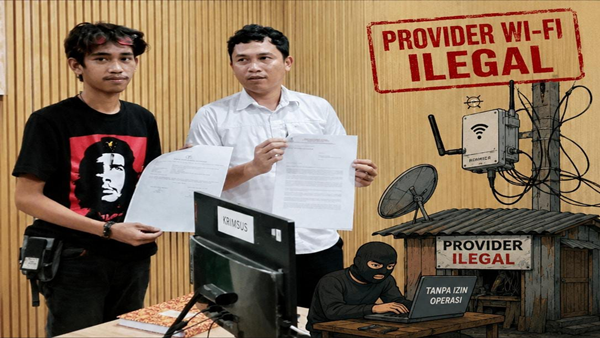Wi-Fi Diduga Ilegal Masih Beroperasi, KMPI Tagih Ketegasan APH