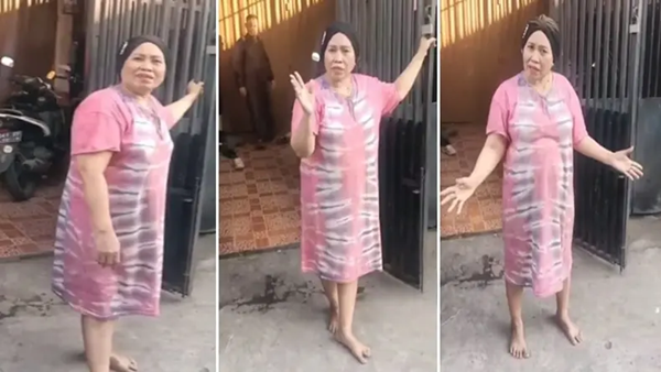 Bu Haji Keluhkan Sampah Tak Diangkut, Video Perdebatan dengan Ketua RT Viral di Media Sosial