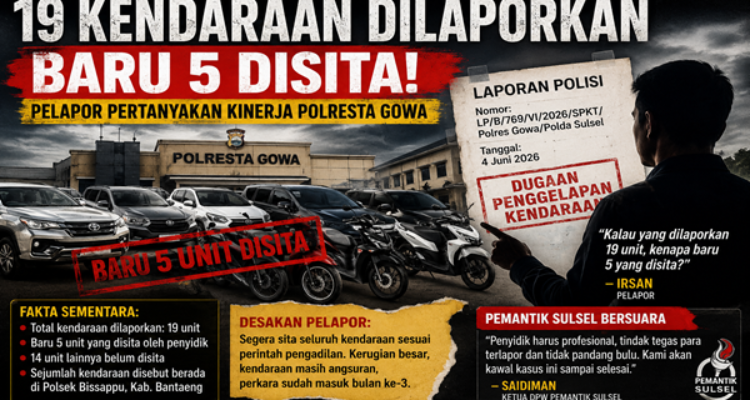 Kasus Dugaan Penggelapan Makin Disorot, Pelapor Desak 14 Kendaraan Segera Diamankan