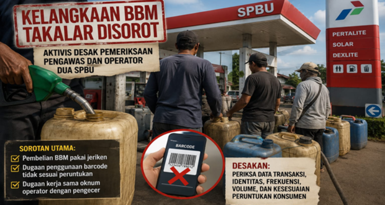 BBM Langka, Dugaan Permainan Barcode di Dua SPBU Takalar Mencuat