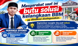 Heriansa Keras Soal BBM Subsidi, Oknumnya Ditindak, Rakyat Jangan Jadi Tumbal