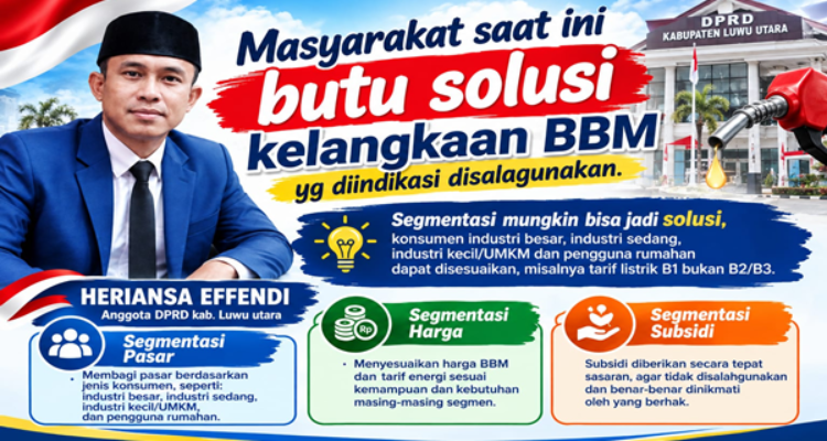 Heriansa Keras Soal BBM Subsidi, Oknumnya Ditindak, Rakyat Jangan Jadi Tumbal