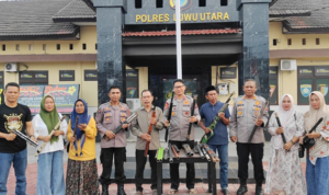 Pesan Wakapolres Luwu Utara: 60 Senjata Jadi Bukti Keseriusan Warga Jaga Perdamaian