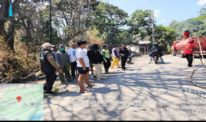 Kebakaran Lahan Lanna Mengancam Gardu PLN, Polhut Bertindak Cepat