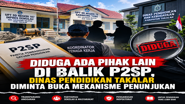 Ilustrasi Visual dibuat dengan AI Ketua P2SP Diduga Ditentukan Dinas, Mekanisme Revitalisasi Sekolah Takalar Dipertanyakan