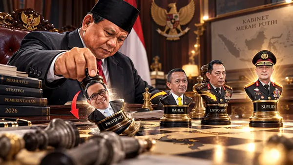 Reshuffle Kabinet Prabowo, Pratikno Lengser, Bahlil-Sigit Digeser, Suyudi Isi Kursi Kapolri