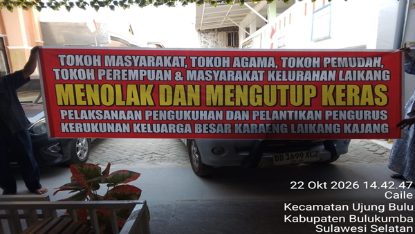 Kepengurusan KKB Karaeng Laikang Digugat Warga, Domisili Pengurus hingga Sekretariat Dipertanyakan